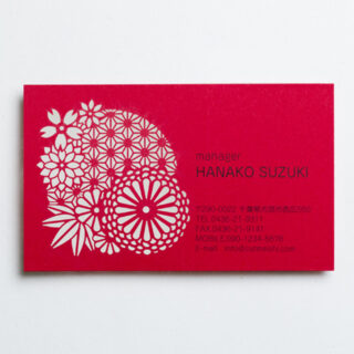 レーザーカット名刺